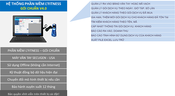 Hệ thống phần mềm quản lý phòng tập Gym tại Hải Phòng