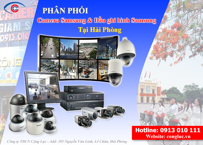 Phân phối đầu ghi hình camera Samsung chính hãng tại Hải Phòng