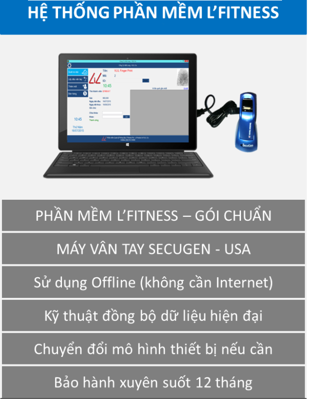 Lắp đặt hệ thống phần mềm quản lý phòng gym fitness