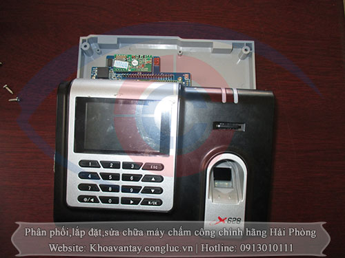 sửa máy chấm công giá rẻ tại hải an hải phòng