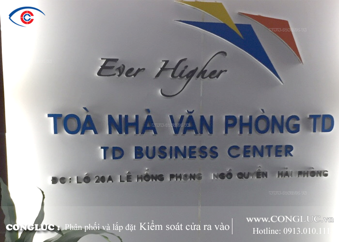 Lắp đặt kiểm soát cửa ra vào tại Hải Phòng cho tòa nhà TD Plaza