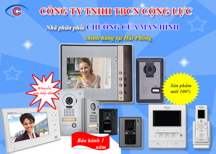 Tổng đại lý phân phối chuông cửa màn hình chính hãng tại Hải Phòng