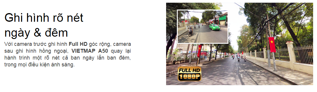 Camera hành trình VietMap A50 giá rẻ