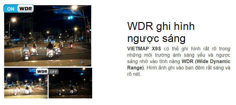 Camera hành trình VietMap X9S cho xe hơi