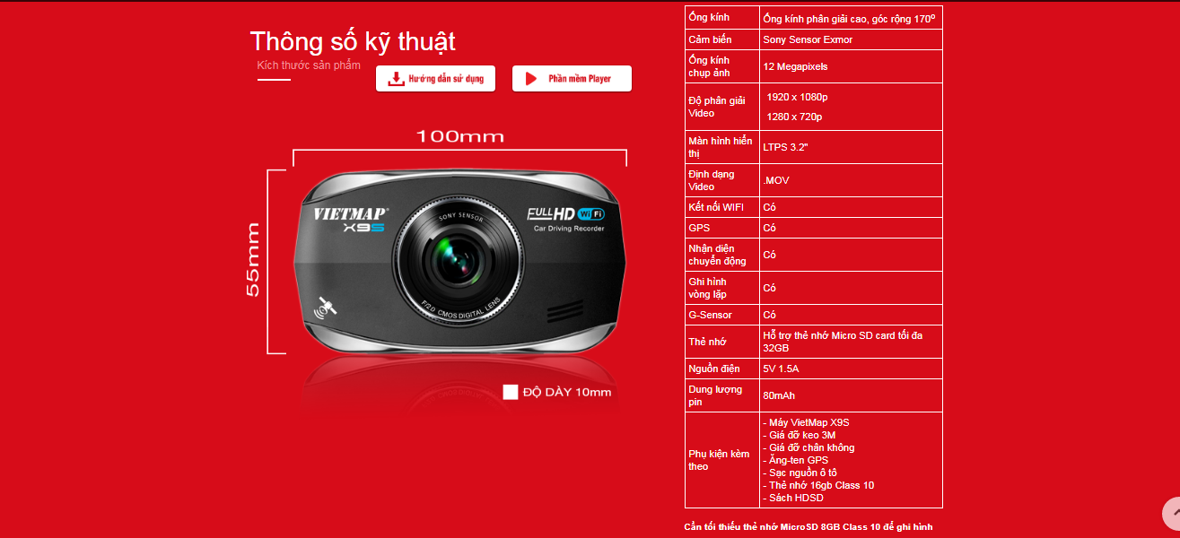 Lắp đặt camera hành trình VietMap X9S giá rẻ cho xe ô tô