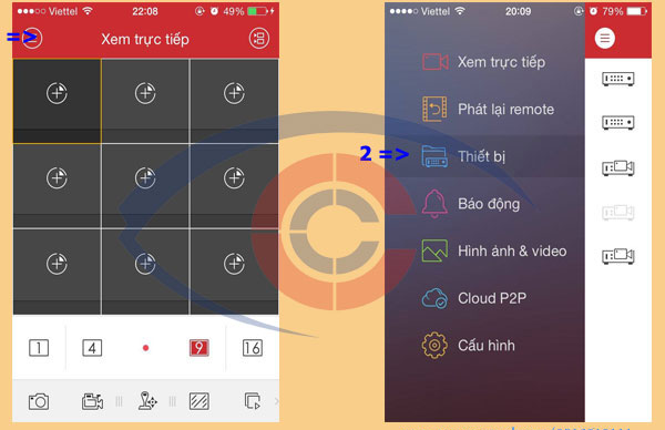huong dan xem camera hikvision tren dien thoai di dong